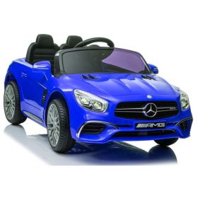 Akkumulátoros autó Mercedes SL65 S Kék lakkozott LCD