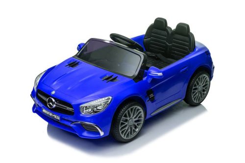 Akkumulátoros autó Mercedes SL65 S Kék lakkozott LCD
