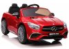 Jármű akkumulátorral Mercedes SL65 S piros lakkozott LCD