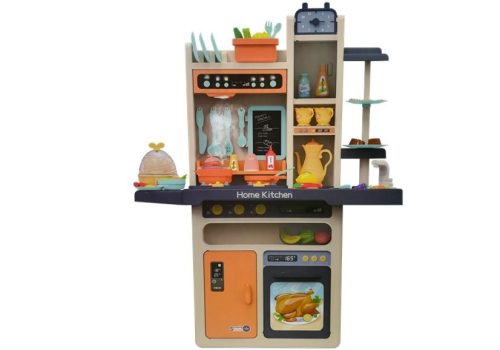 Gyerekkonyha Pár Fények Hangok Tányérok Edények Tartozékok 65 db.