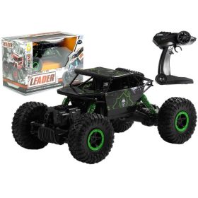 Távirányítós Monster Car Jeep 1:18 Zöld