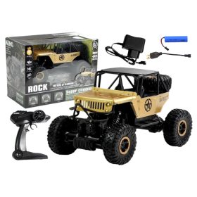 Távirányítós Szörnyautó Jeep 1:18 Arany