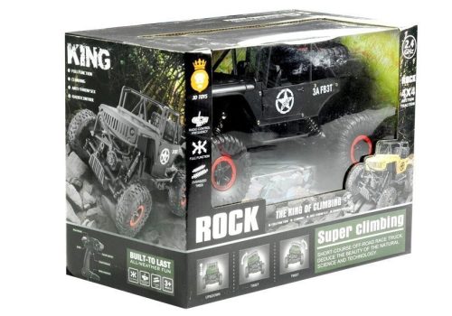R/C Monster Car Jeep 1:18 fekete
