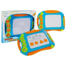 Mágneses rajztábla geometriai bélyegekkel