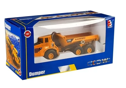 Öt dömper 1:87-es öntött modell