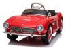 Elektromos kisautó BMW retró pirosra festve
