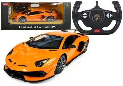 R/C Car Lamborghini Aventador Rastar 1:14 Narancs