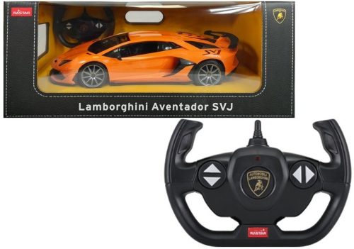 R/C Car Lamborghini Aventador Rastar 1:14 Narancs