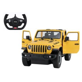 Távirányítós Jeep Wrangler Rubicon 1:14 Rastar sárga