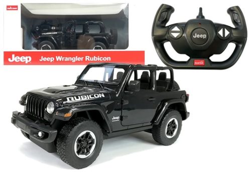 Távirányítós Jeep Wrangler Rubicon 1:14 Rastar fekete