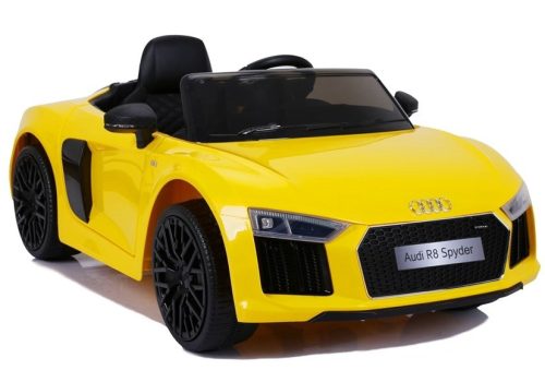 Nagy Audi R8 elektromos ráhajtható autó JJ2198 sárga
