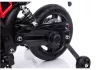 Aprilia A007 elektromos motorkerékpár fekete és piros