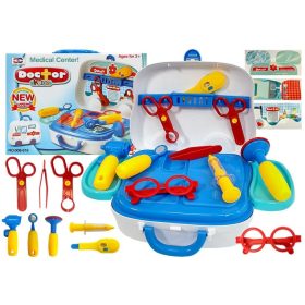 Orvosi szett tokban, tartozékokkal