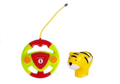 Baby R/C repülőgép távirányítós kormánykerékkel, piros