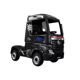   Elektromos ráhajtható autó Mercedes Actros feketére festett MP4