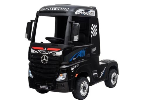 Elektromos ráhajtható autó Mercedes Actros feketére festett MP4