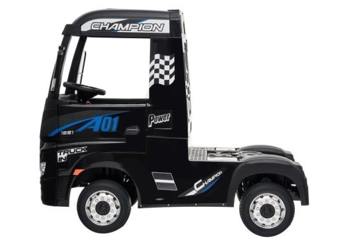 Elektromos ráhajtható autó Mercedes Actros feketére festett MP4