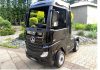 Elektromos ráhajtható autó Mercedes Actros feketére festett MP4