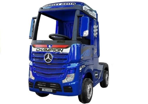 Elektromos ráhajtható autó Mercedes Actros kékre festett MP4