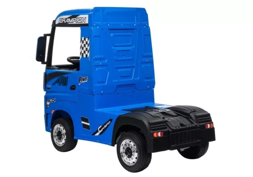 Elektromos ráhajtható autó Mercedes Actros kékre festett MP4