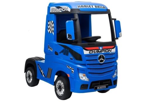 Elektromos ráhajtható autó Mercedes Actros kékre festett MP4