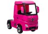 Akkumulátoros autó Mercedes Actros Pink 4x4