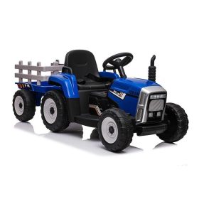 XMX611 Elektromos Ride-On traktor kék