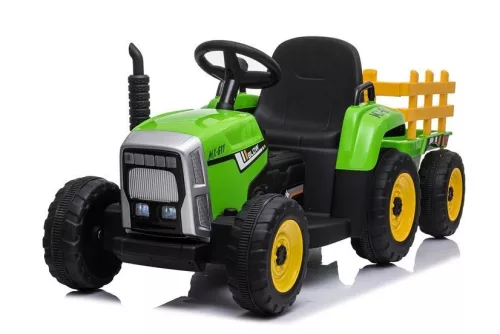 XMX611 Elektromos Ride-On traktor zöld