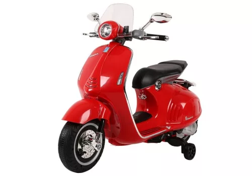 Piros elektromos robogó Vespa GTS 300