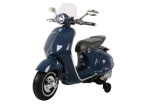 Kék elektromos robogó Vespa GTS 300