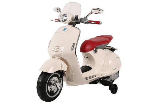 Fehér elektromos robogó Vespa GTS 300