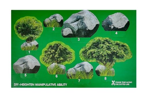 Zsiráfok Figurák Oktatócsalád 3 db + Afrika háttér