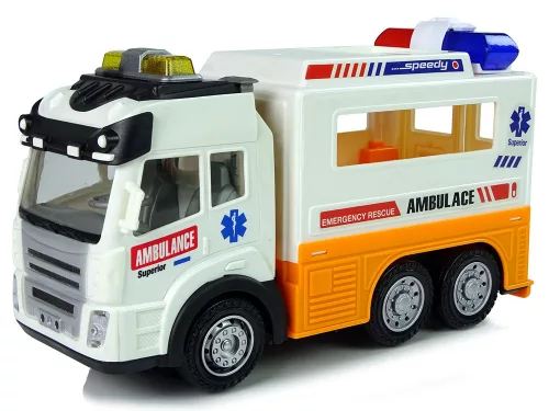 Mentőautó akkumulátoros lámpák hangjai