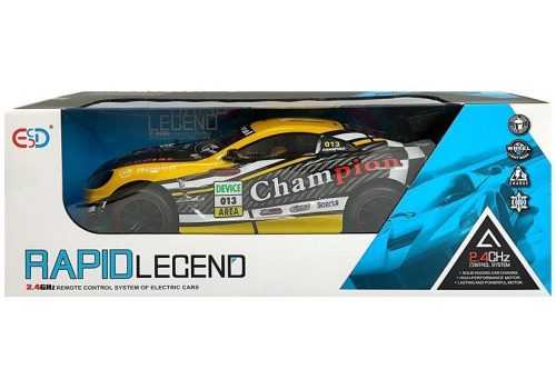 Sport rádióvezérlésű autó 2,4 GHz sárga