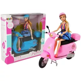 Baba Roller Sisak Hosszú Haj Rózsaszín Szett