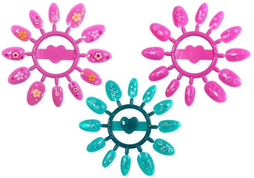 Kozmetikai táskák körömszárítóhoz, lakkok készlete