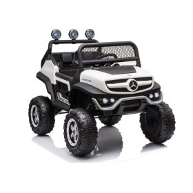 Elektromos kisautó Mercedes Unimog S fehér