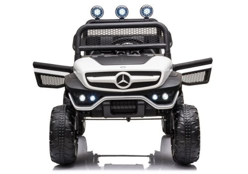 Elektromos kisautó Mercedes Unimog S fehér