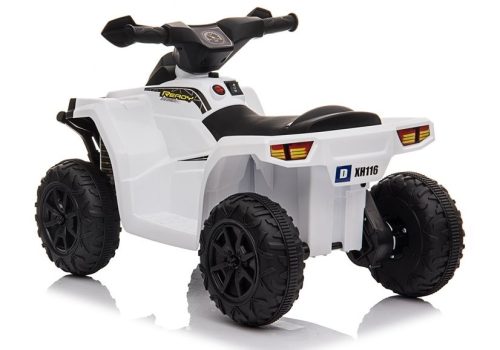 XH116 elektromos Ride-on Quad fehér