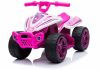 TR1805 Elektromos Ride-On Quad Fehér-rózsaszín
