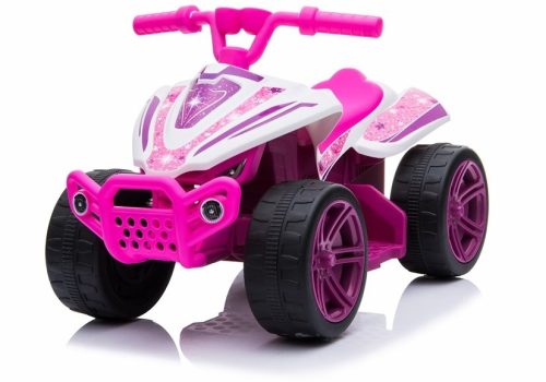 TR1805 Elektromos Ride-On Quad Fehér-rózsaszín
