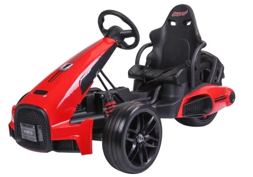 CH9939 elektromos ráhajtható go-cart piros