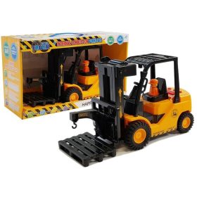 Targonca Mozgó Villák Hangok Narancssárga fények