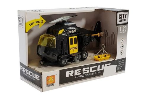 Akkumulátoros mentőhelikopter 1:20 Fény hangja