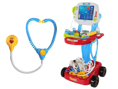 Orvosi kocsi készlet 17 darabos