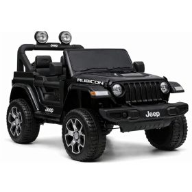 Elektromos Jeep Rubicon 4x4 fekete terepjáró