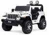 Elektromos Jeep Rubicon 4x4 fehér autó