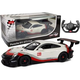 Autó R/C Porsche 911 GT3 CUP Rastar 1:14 Fehér