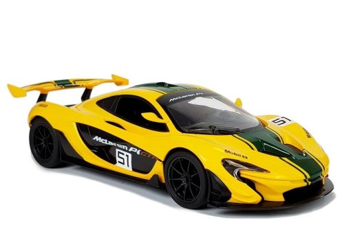 McLaren P1 GTR távirányítós autó Rastar sárga 1:14