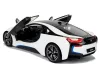 Autó R/C BMW i8 Rastar 1:14 fehér automata ajtók